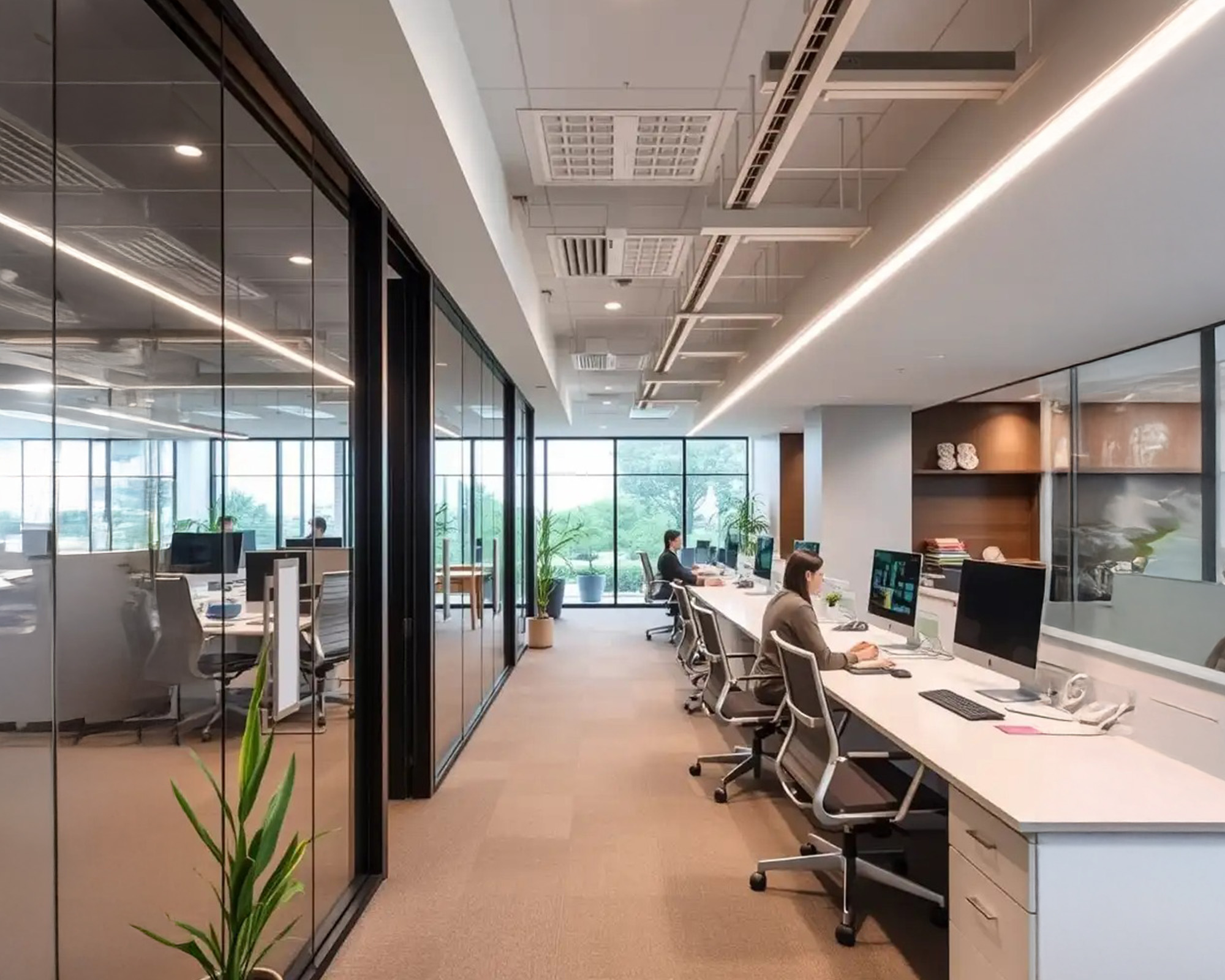 Modern Office Meeting Room